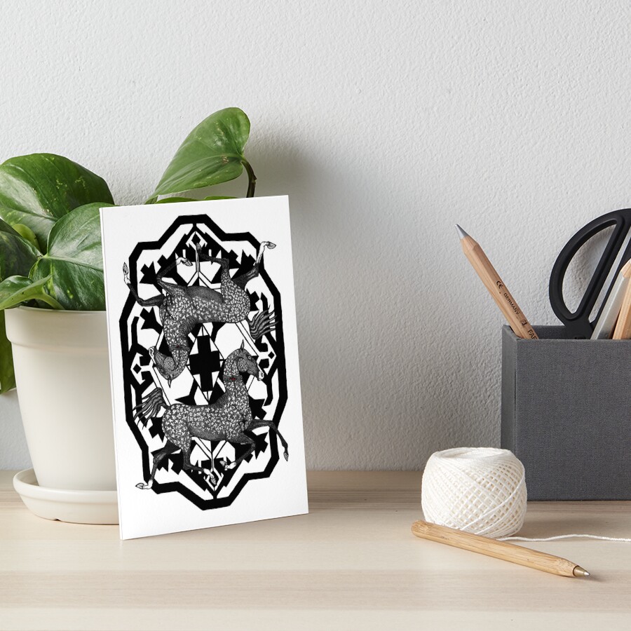 Item preview, Art Board Print designed and sold by Rhedkrow.