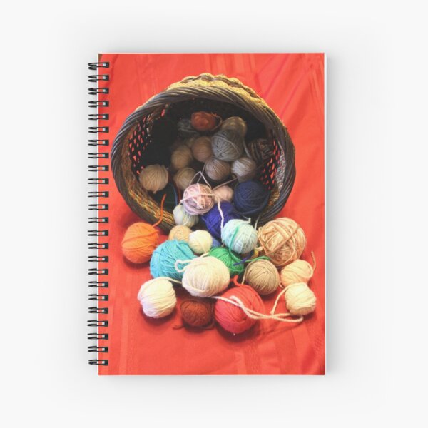 Knitting Yarn Spiral Notebook