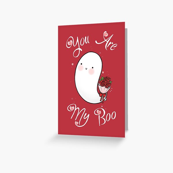 Item preview, Cute Ghost You Are My Boo Valentines Day designed and sold by TheGhoulishGarb.