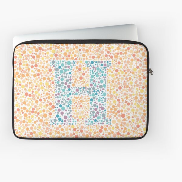 “H” Eye Test Letter Laptop Sleeve