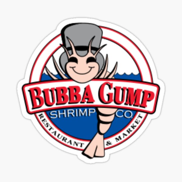 Bubba Gump Logo Sticker