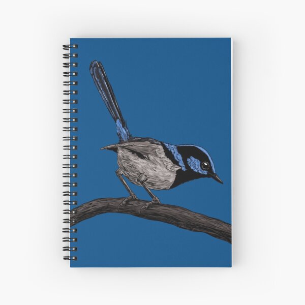 Item preview, Fairy wren drawing designed and sold by Katerina Mitkova Kirilova.