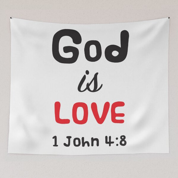 Item preview, God is Love designed and sold by plushism.