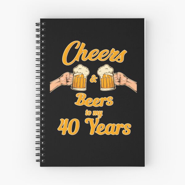 Item preview, Cheers And Beers To My 40 Years Shirt Funny 40th Birthday T-Shirt Great Gift for Brother or Friend Unisex Short-Sleeve Jersey Tee designed and sold by Panda Branda.