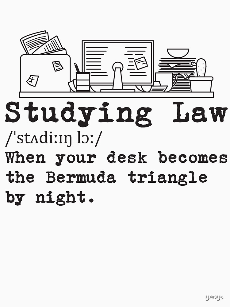 Studying Law Messy Desk - Messy Desk Gift von yeoys