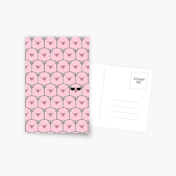 That Cool Pig Postcard