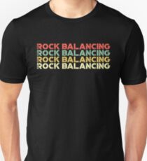 vintage rock balancing - retro rock balancing Unisex T-Shirt
