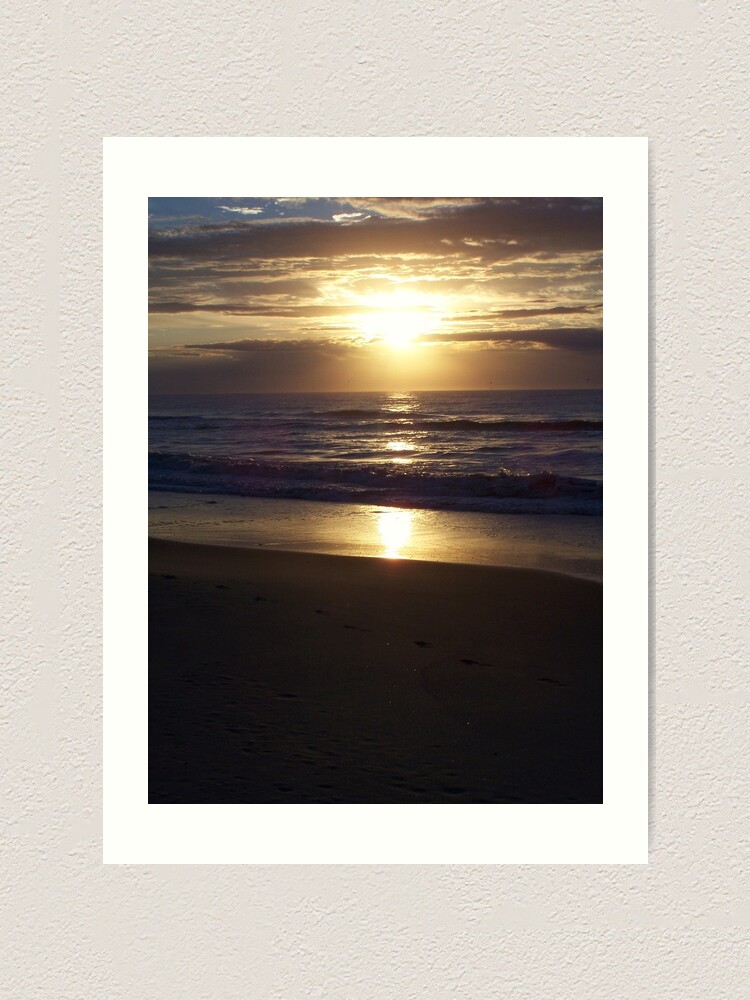Alternate view of Sunrise At The Beach Art Print