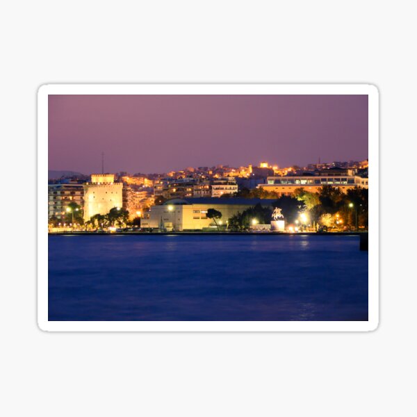 Thessaloniki Nights Sticker