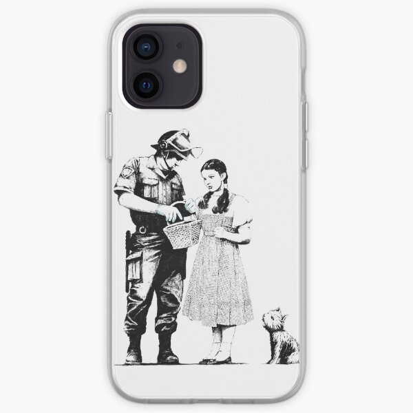 Banksy Policeman Searching Dorothy iPhone Soft Case