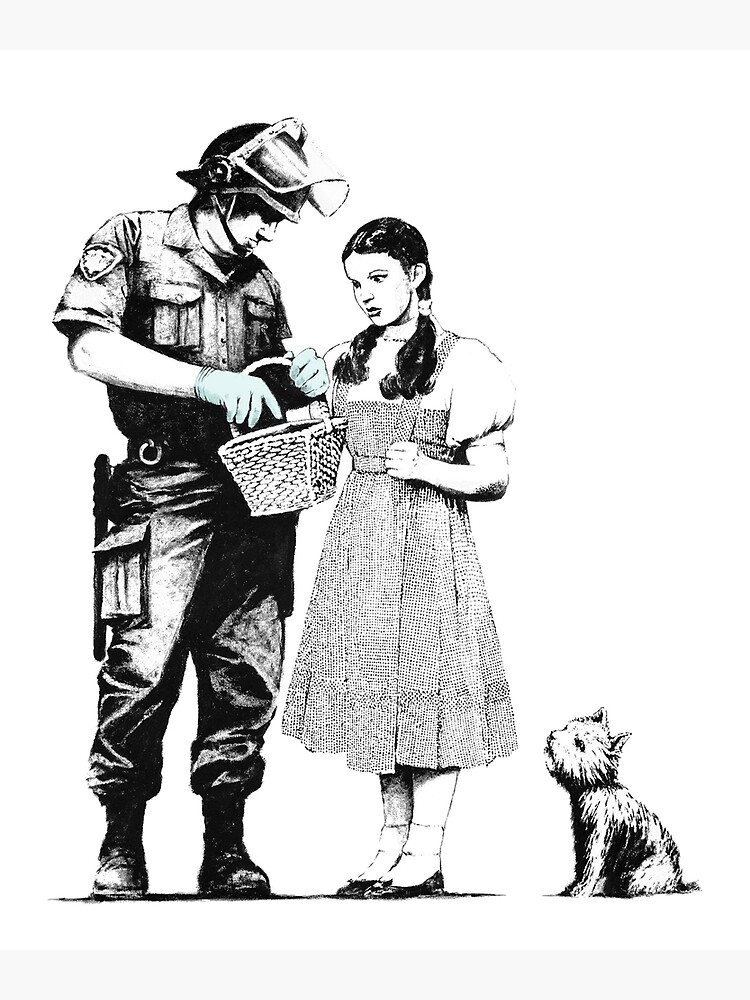 Banksy Policeman Searching Dorothy 