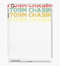 vintage storm chasing - retro storm chasing iPad Case/Skin