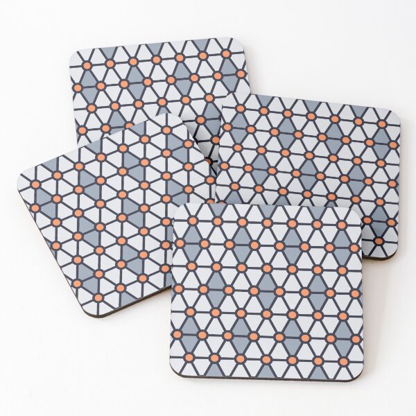 Item preview, Geometric Pattern: Hexagon Circle: Flutter designed and sold by Red Wolf.