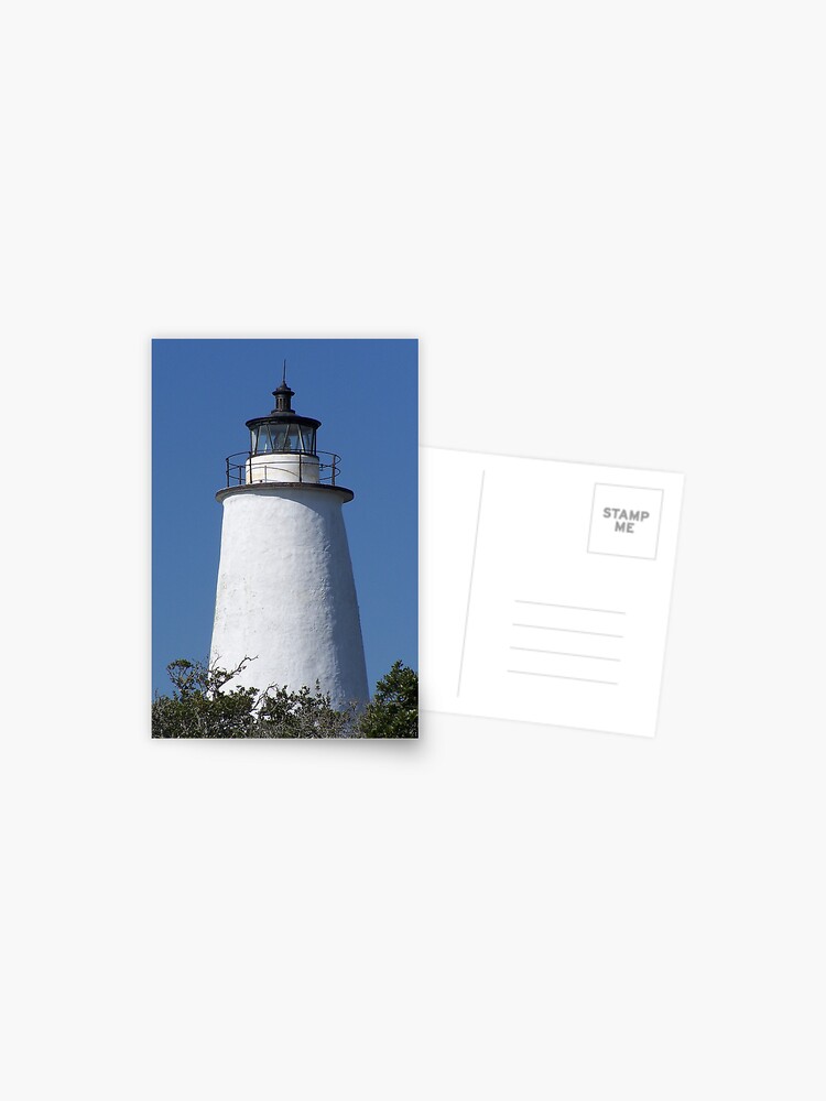 Thumbnail 1 of 2, Postcard, Ocracoke Island Lighthouse designed and sold by DianaTaylor/ JacksonDunes.