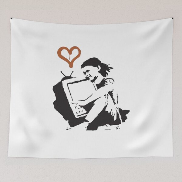 Item preview, Banksy Love Your Television designed and sold by ThatMerchStore.