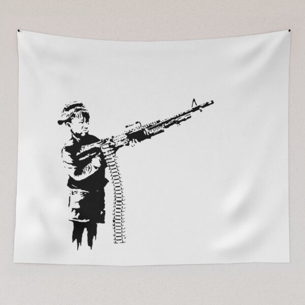 Item preview, Banksy Child Soldier designed and sold by ThatMerchStore.