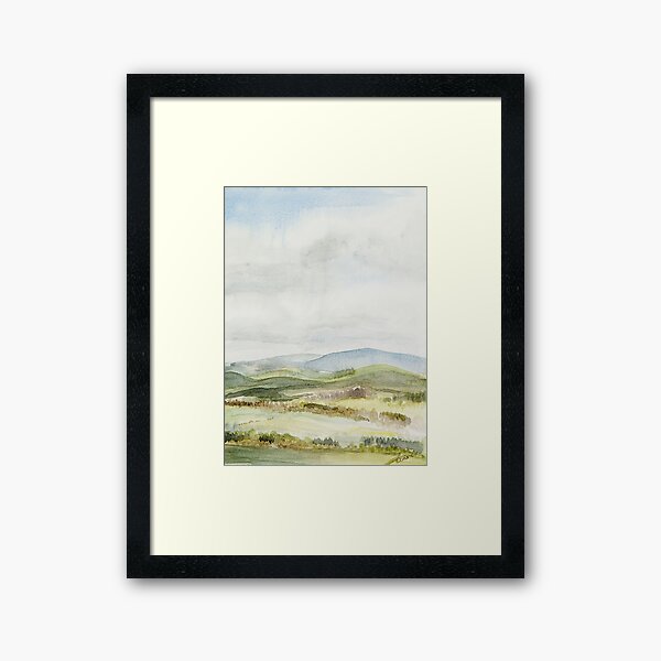 Item preview, View of the Cheviots from Thrunton Wood designed and sold by Gillian Cross.