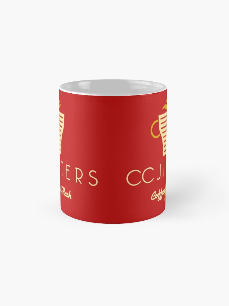 Thumbnail 4 of 6, Coffee Mug, CC Jitters - Coffee in a Flash designed and sold by McPod.