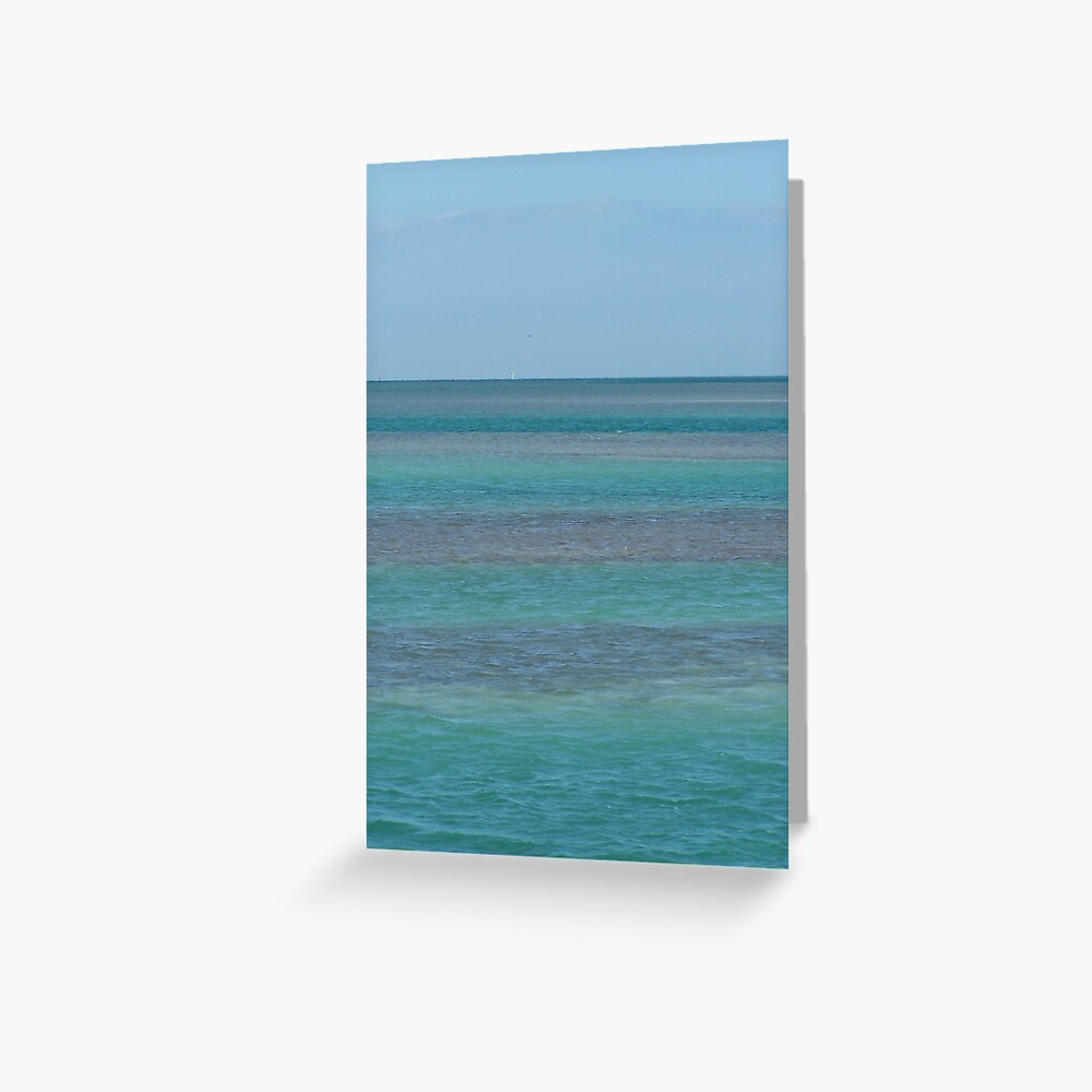 Blue In The Florida Keys Greeting Card