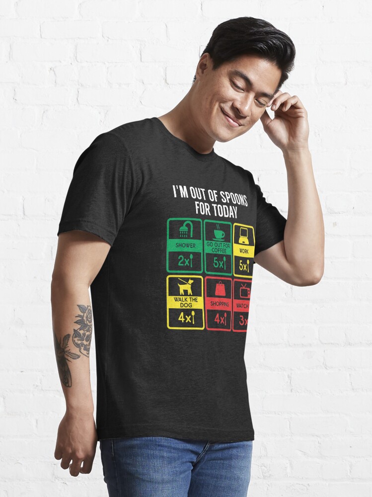 Alternative Ansicht von Out Of Spoons Autoimmune Disease - Autoimmune Disease Gift Essential T-Shirt