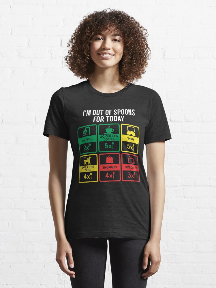 Alternative Ansicht von Out Of Spoons Autoimmune Disease - Autoimmune Disease Gift Essential T-Shirt