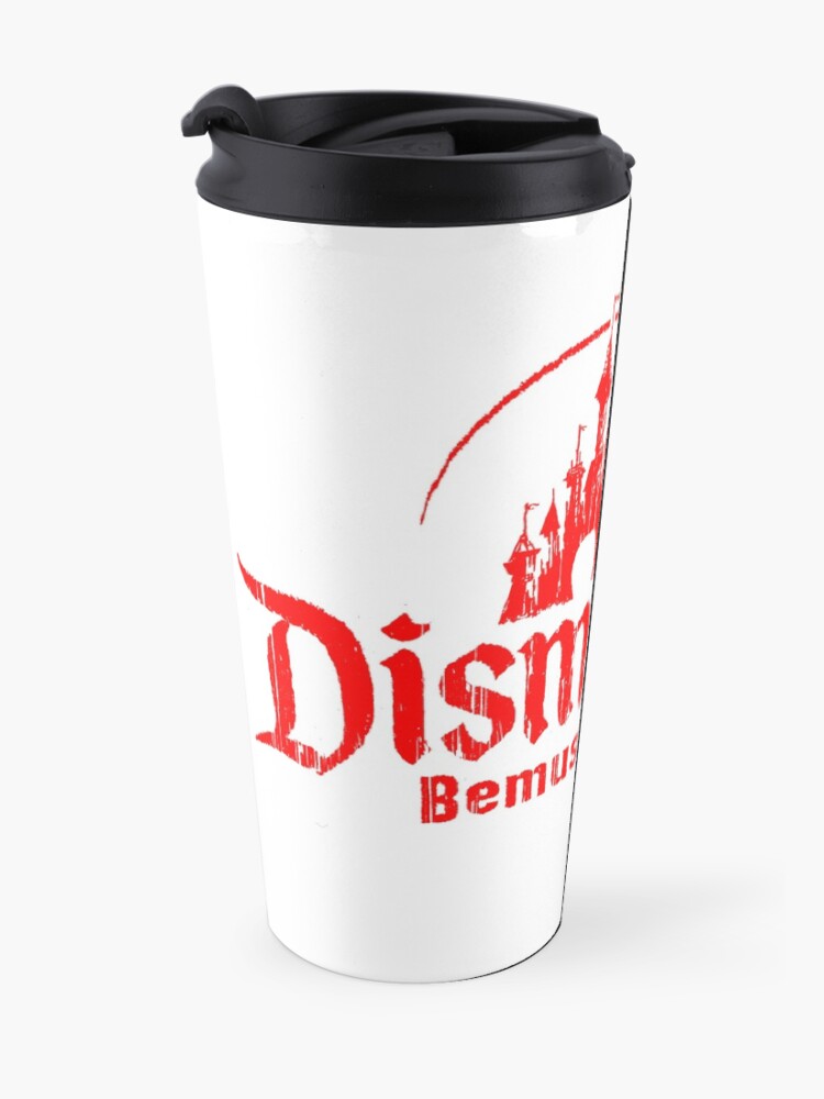 Alternate view of Banksy Dismaland Bemusement Park Parody Travel Mug