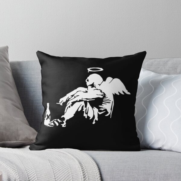 Item preview, Ángel caído de Banksy designed and sold by ThatMerchStore.