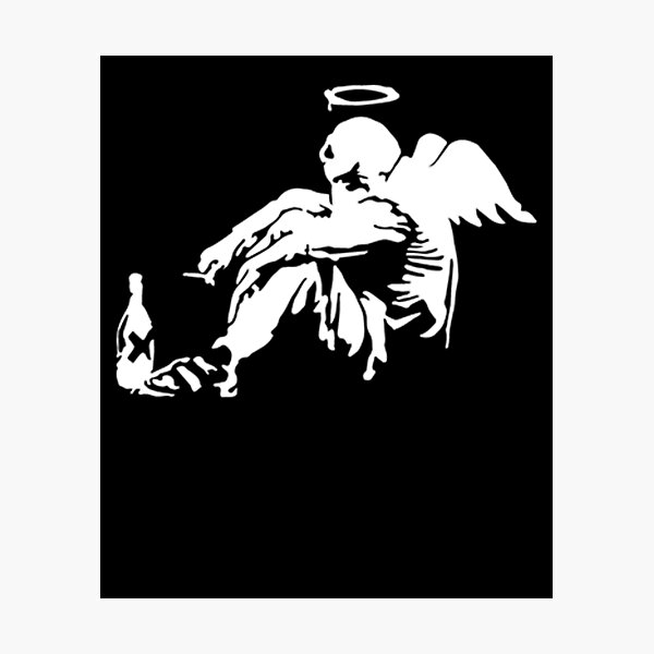 banksy fallen angel tattoo