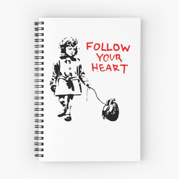 Item preview, Banksy Follow Your Heart designed and sold by ThatMerchStore.