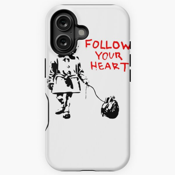 Item preview, Banksy Follow Your Heart designed and sold by ThatMerchStore.