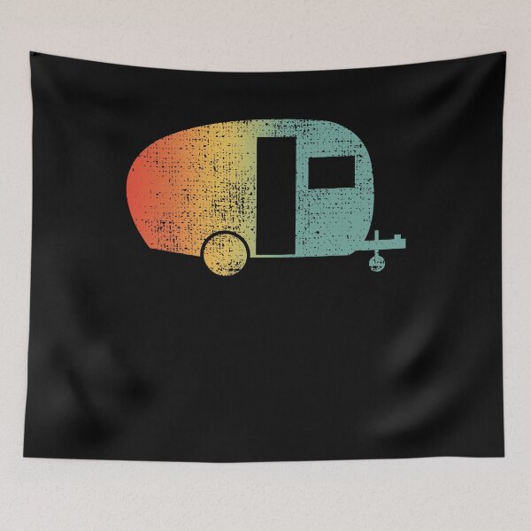 Item preview, Camping caravan rainbow designed and sold by 4tomic.