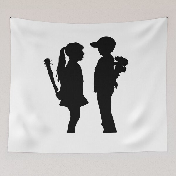 Item preview, Banksy Boy Meets Girl designed and sold by ThatMerchStore.