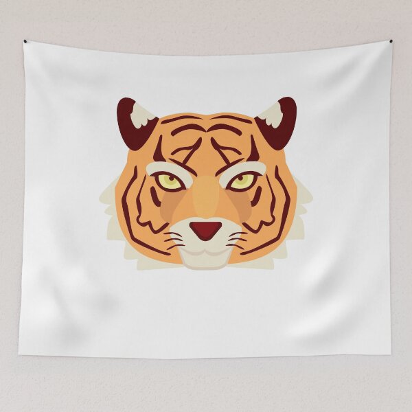 Item preview, Cool Flat Tiger Head designed and sold by TotalityDesigns.