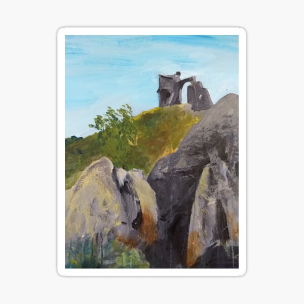 Summer at Mow Cop Sticker