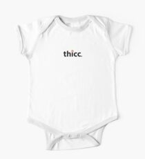 Thicc Peach Short Sleeve Baby One-Piece