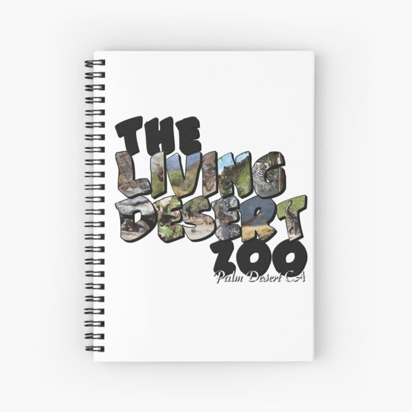 The Living Desert Zoo Big Letter Spiral Notebook