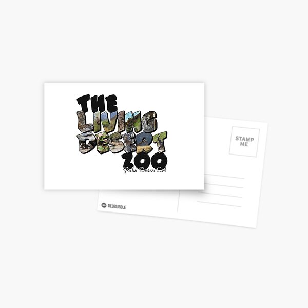 The Living Desert Zoo Big Letter Postcard