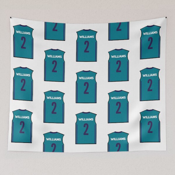 Item preview, Williams Jersey Sticker  designed and sold by Sportstoatee.