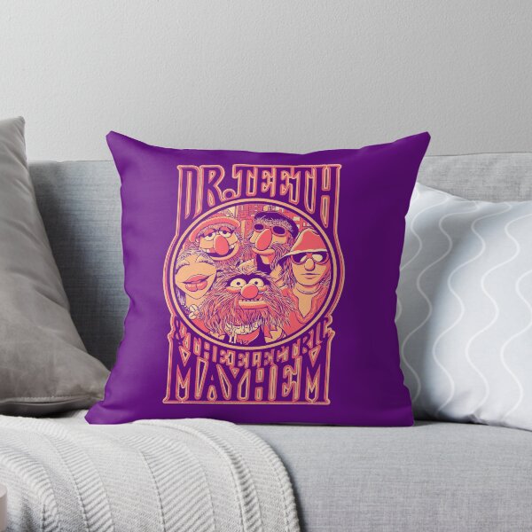 Dr. Teeth Throw Pillow