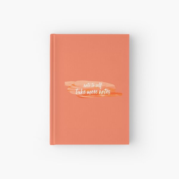 note to self Hardcover Journal