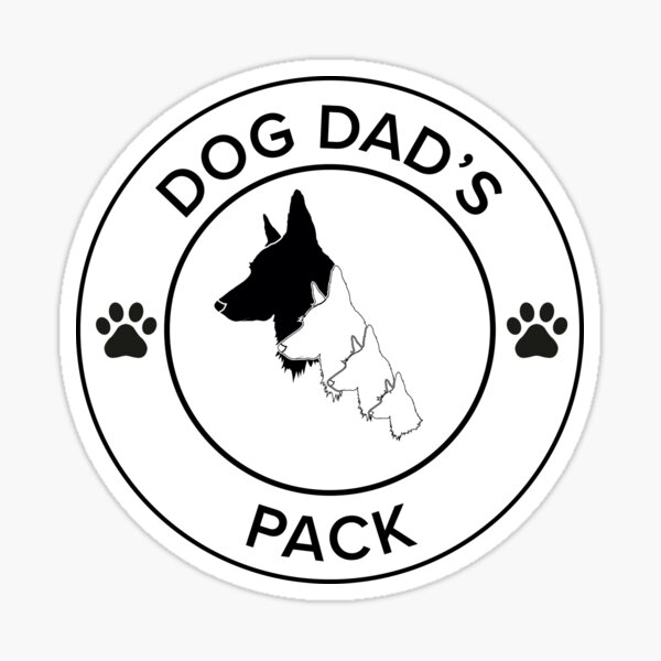 Hund Dads Pack Merch Sticker