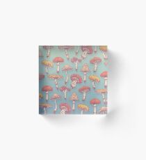 Champignons Acrylic Block