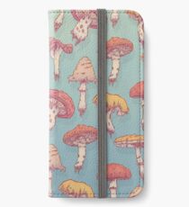 Champignons Étui portefeuille/coque/skin iPhone