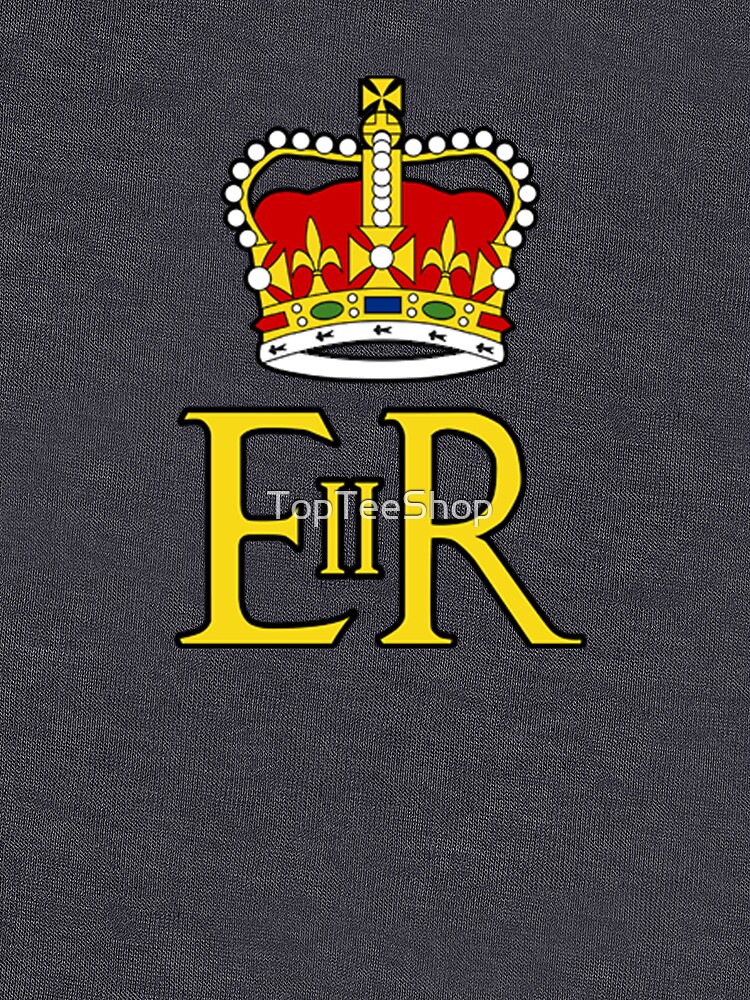 "Elizabeth II ER Crown UK Monarch God Save The Queen" Lightweight
