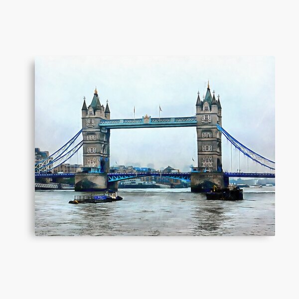 Item preview, Moored Boats At Tower Bridge designed and sold by ShannathShima.