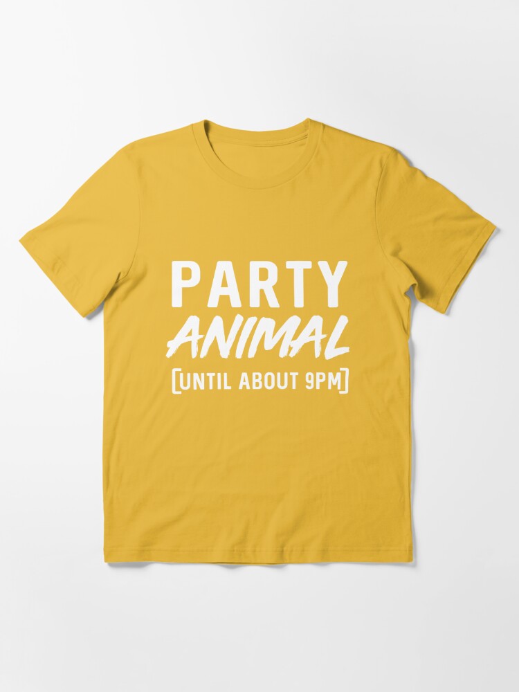 Just Turned 20 Party Until 9pm Funny 20th Birthday Joke Gag T-Shirt