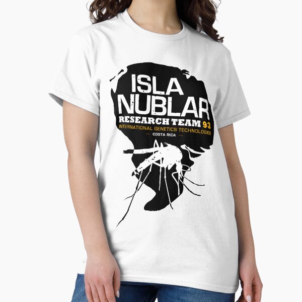 Vista previa del artículo con la obra «Isla Nublar Research Team 2.0», diseñado y vendido por marslegarde.