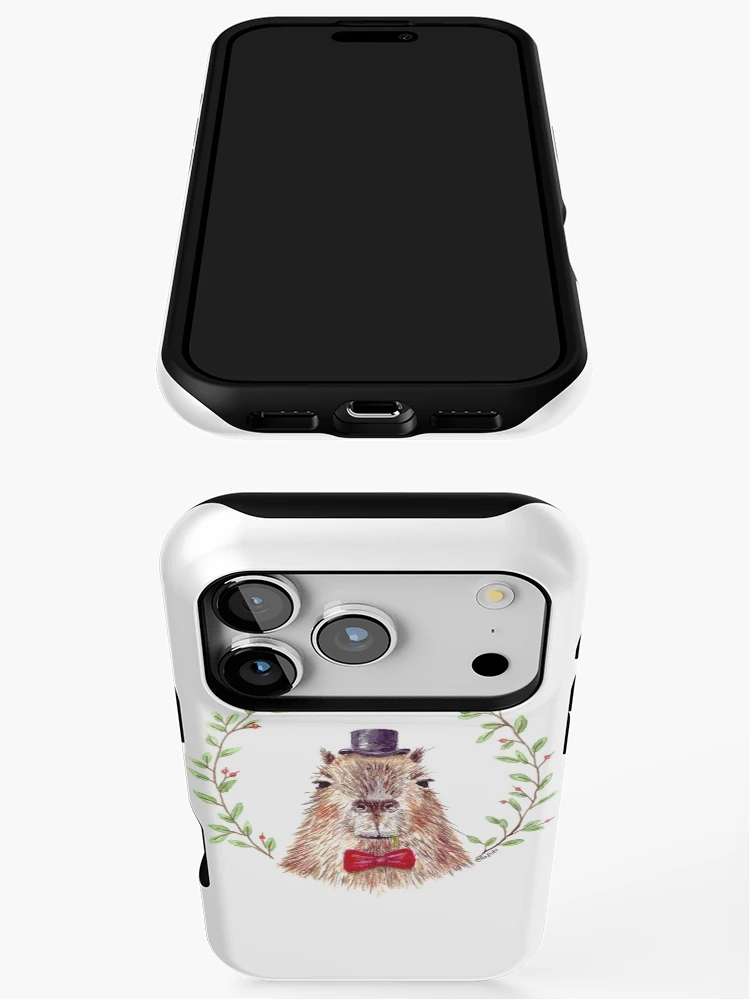 Thumbnail 3 of 4, iPhone Case, Sir Capybara designed and sold by RapiLoco.