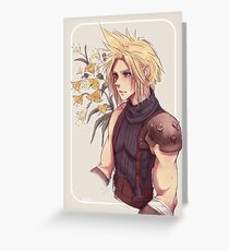 Cloud Strife Greeting Card