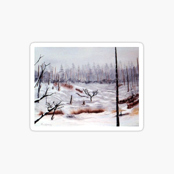 Winter Field Sticker